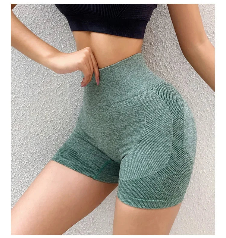 Short Gym Women‘s Gym Shorts High Elasticity Yoga Clothing Absorbent Short Sets Push Up Pants Cycling Jogging Fitness Legging